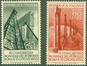ITALY 692-3 MH BIN $1.25