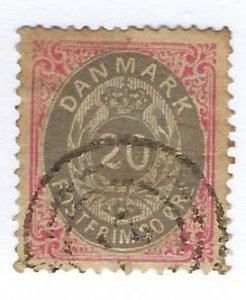 Denmark SC#31 Used F-VF SCV$32.50...Fill a great Spot!