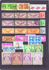 JASTAMPS: Stamp collection Old  U.S. stamps #705,706,2127a,3261,RB66, AND MORE