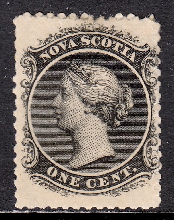 Nova Scotia - Scott #8 - MH - Paper adhesion/rev. in UL corner - SCV $12