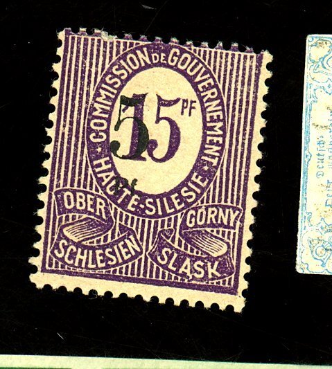 UPPER SILESIA 10 MINT AV-FINE OG HR Cat $100