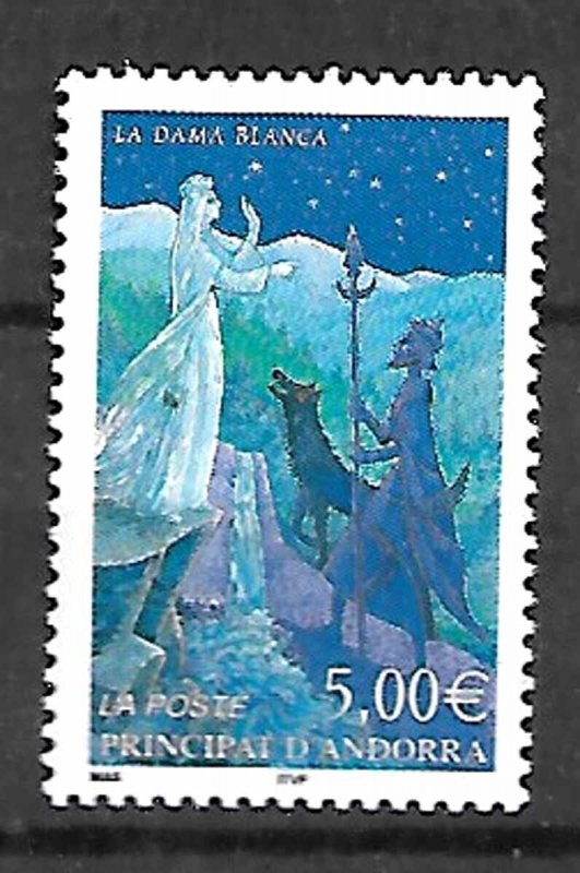 ANDORRA STAMPS. LA DAMA BLANCA, MNH