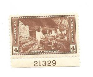 United States 1934 - MNH + Plate# - Scott #743 *