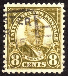 1923, US 8c, Ulysses S. Grant, Used, Superb, Sc 560