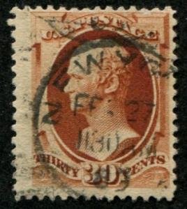 USA SC# 217 Hamilton 30c  CDS Canceled