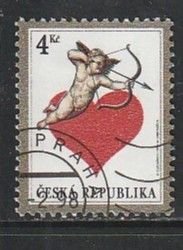 1998 Czech Rep - Sc 3034 - used VF - 1 single - Love