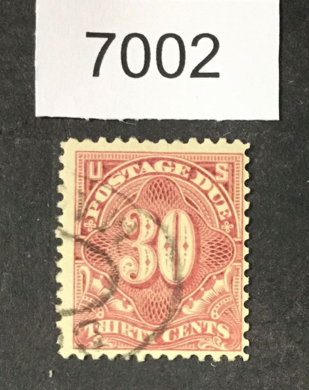 MOMEN: US STAMPS # J36 USED $250 LOT #A 7002