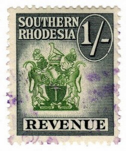 (I.B) Southern Rhodesia Revenue : Duty Stamp 1/-