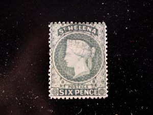 St Helena #7 mint hinged perf 14 wmk 2 e23.8 15228