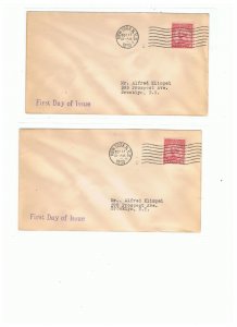 Lo t of 10 FDC's for the 1930 issue of the von Steuben  Stamp  Scott #703