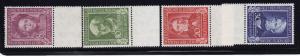 Germany Scott # B310 - 313 XF set never hinged nice color scv $ 125 ! see pic !