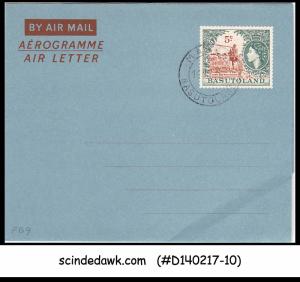 BASUTOLAND - 5c QEII AIR MAIL AEROGRAMME with CANCELLATION