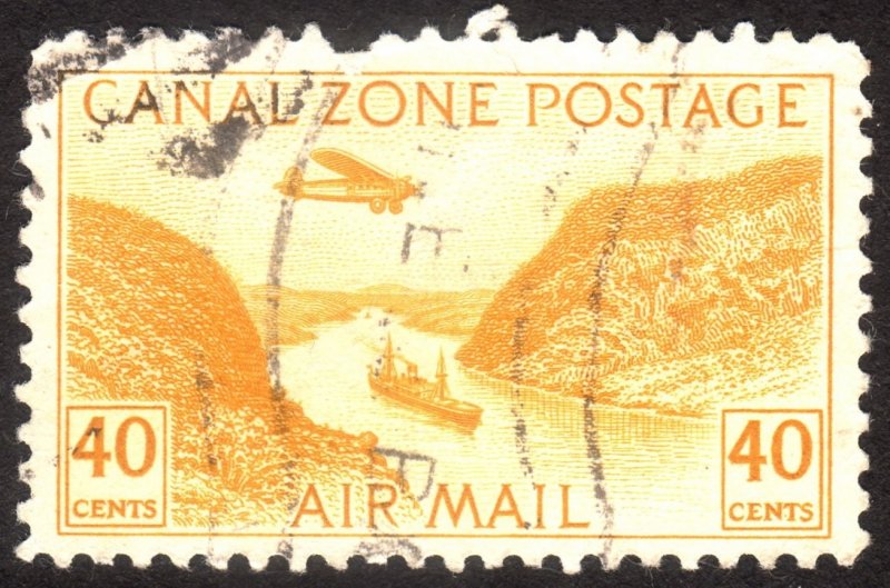 1931, Canal Zone 40c, Used, Sc C13