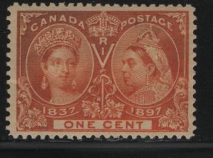 Canada, 51, MNH, 1897 Queen Victoria 1837 & 1897