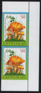 Latvia   #685  2007   MNH   mushroom   pair