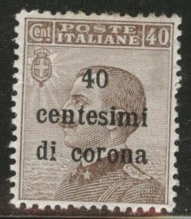 Austria Italian occupation Scott N70 MH* 