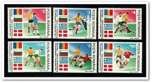 Romania 1990 STAMPS Italy World Cup football MNH POST SPORT