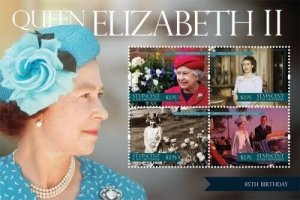 St. Vincent 2011 - SC# 3798 Queen Elizabeth II 85th Birthday - Sheet of 4 - MNH