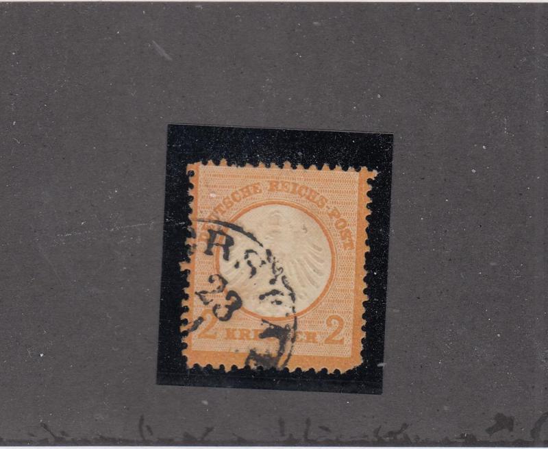 GERMAN # 8 VF-PART CORNER CANCEL CAT VALUE $160