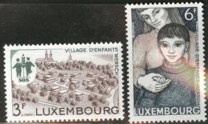 Luxembourg Scott 470-471 MNH** 1968 stamp set