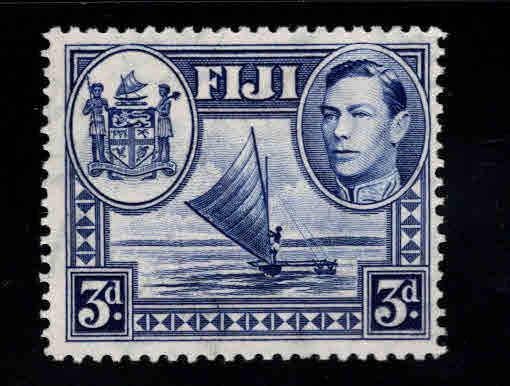 FIJI Scott 122 MNH** Canoe stamp