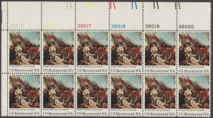 Scott # 1564 - US Plate Block Of 10 - Battle Of Bunker Hill - MNH - 1975