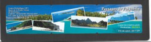 FRENCH POLYNESIA #1084 LANDSCAPES BOOKLET  MNH