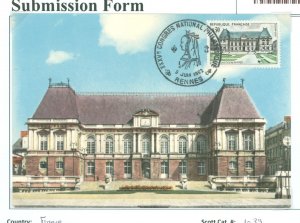 France 1039 1962 Palace of Justice - Rennes