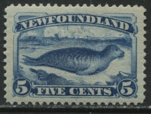 Newfoundland 1894 5 cents blue unmounted mint NH