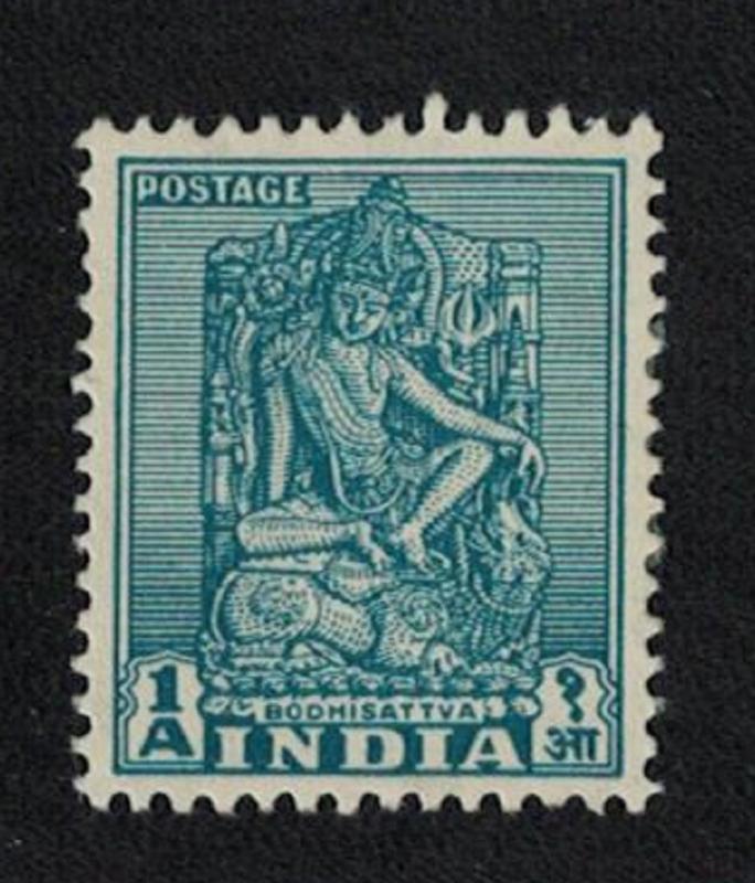 India Bodhisattva 1 anna 1v MH SG#312 SC#210