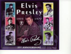 2002 Guinee Elvis Presley - MS6 (Scott 2125) MNH