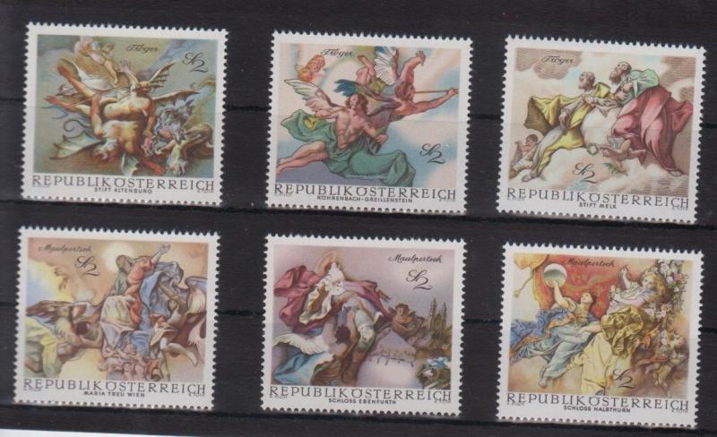 Austria 1968 Complete Year Set Mint NH