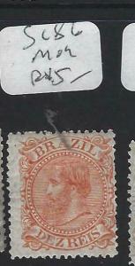 BRAZIL (PP2402B)   DOM PEDRO  10R  SC 86   MOG