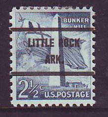 Little Rock AR, Scott 1034-71 Bureau Precancel, $0.25 CV