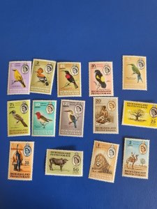 Stamps Bechuanaland 180-93 hinged