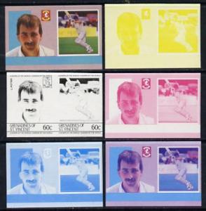 St Vincent - Grenadines 1985 Cricketers #3 - 60c L Potter...