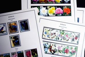 COLOR PRINTED BERMUDA 2000-2020 STAMP ALBUM PAGES (55 illustrated pages)