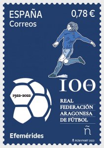 Spain / Spanje - Postfris/MNH - 100 years Football Association Aragon 2023