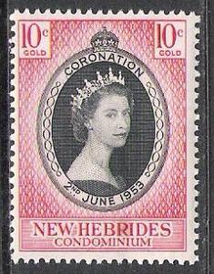 New Hebrides #77 Coronation Issue MNH