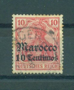 Germany Offices in Morocco sc# 22 used cat value $1.10