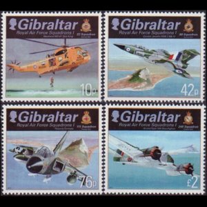 GIBRALTAR 2012 - Scott# 1329-32 RAF-Planes Set of 4 NH