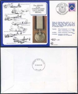 DM9a Award of the Conspicuous Gallantry Medal Signed by French (K)