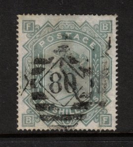 Great Britain #74 (SG #128) Very Fine Used With Tottenham 80 Cancel