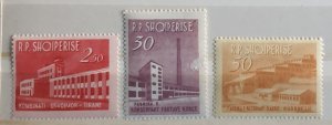 Albania Industrial Buildings Postage Stamps 1963 M/Mint Condition