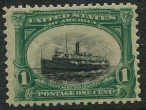 294  1c  Fast Lake Navigation MNH OG VF