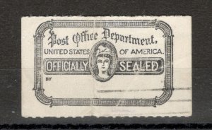 USA  - Used Stamp - Officially Sealed