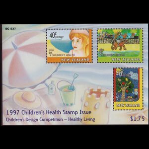 NEW ZEALAND 1997 - Scott# B157A S/S Health NH