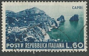 Italy # 646  View of Capri (1)   VF Used