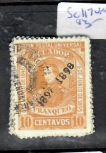 ECUADOR  SC 117   VFU          P0222H