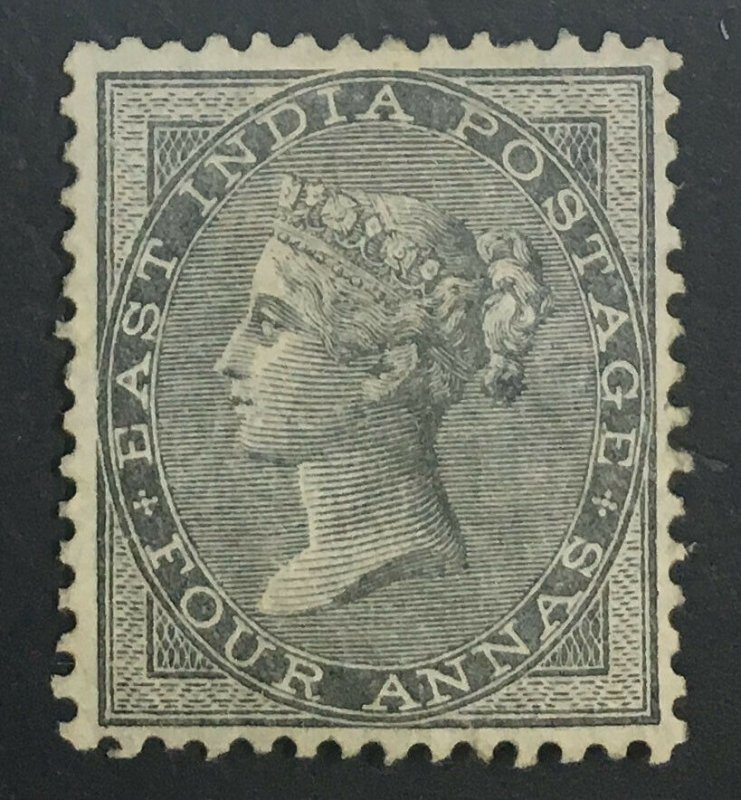 MOMEN: INDIA SG #35 1855 NO WMK MINT OG H £1,400 LOT #61357